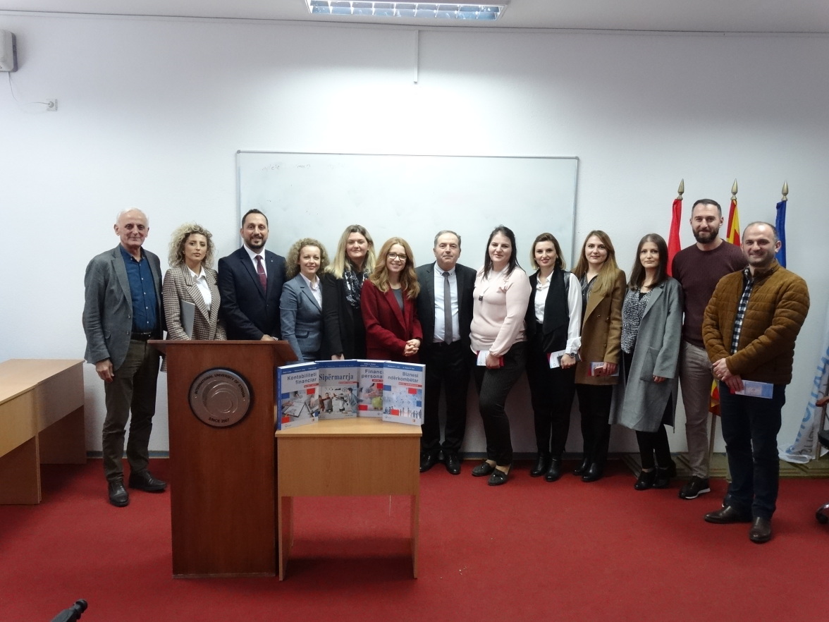 Promotion of the books: Financial Accounting, International Business, Personal Finance and Entrepreneurship in North Macedonia