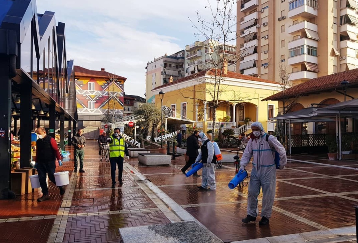 Safety, commitment and entertainment in the New Bazaar of Tirana, TID Tirana